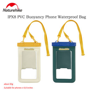 Naturehike Outdoor IPX8 Phone PVC Waterproof Buoyancy Bag for ≤6.8 inches Ultralight 85g Traveling Camping Drifiting Paddle Board Boating Diving