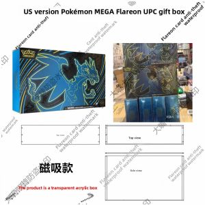 Pokemon Original Box Display Protective Acrylic Case Fukuoka Hiroshima Transformation WCS Yokohama Kanzawa Black Flame