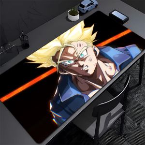 Bandai | Anime DBZ Mouse pad Dragon Ball Trunks Gamer Computer MousePads Mini Pc Gaming Mousepad Soft Desk MausePad Keyboard Mouse Carpet