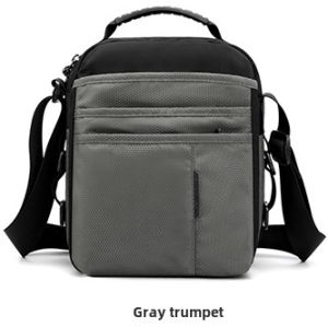 Mens Oxford Cloth Large Capacity Simple Fashion Casual Shoulder Bag Multi-Layer Multi-Functional Durable Daily Messenger Bag