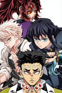 Bandai | Oil Painting D-Demon S-Slayer Anime Characters By Numbers Home Decor Modern Wall Decor for Living Room Bedroom Perfect Gift