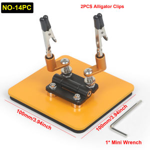 Toolour Magnetic Helping Hands Soldering Station with 100x100mm Stable Base 360° Rotatable Adjustable Soldering Third Hands Tool