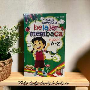 buku jurus sempurna belajar membaca huruf A-z(16×23cm)32 halaman