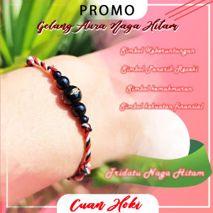 Gelang Tridatu Naga Hitam Original Gelang pria & Wanita Gelang kebudayaan mantra tibet Special Bonus Limited Edition Bisa COD