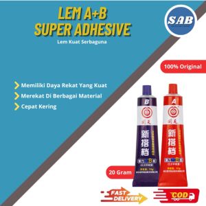 Lem AB Epoxy: Lem Super Kuat & Penambal Besi Steel Metal Radiator Anti Bocor