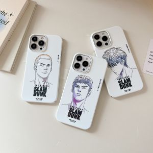 Creative Phone Case Filming Slam Dunk Movie Version Suitable for  13 Promax Cartoon Trendy Japanese And Korean Style