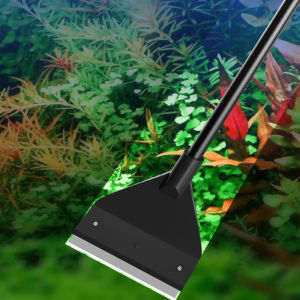 ZRDR | Fish Tank Cleaning Tool Flat Sand Algae Removal Dual-use Glass Algae Removal Scraper Household Cleaning Tool Aquarium Accessorie