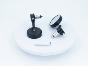 1 Pair Motorcycle Universal Teversing Assist Mirror Round Mirror Reflector