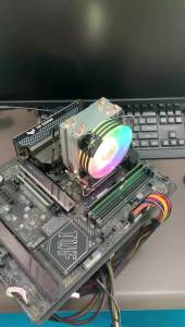 CPU Air Cooler AM4 4 Heat Pipes 5V-3PIN ARGB Quiet 4PIN PWM Cooling Fan For Intel LGA 1366 1151 1155 1200 1700 2011 AMD AM4 AM5