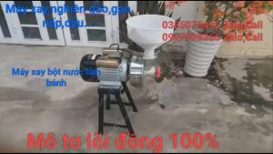 Máy nghiền bột nước.Máy xay gạogạo nếp làm bột nước