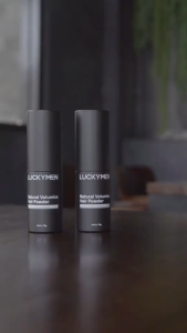 LUCKYMEN Natural Volumize Hair Powder - Membantu Rambut Bebas Lepek & Tambak Tebal Natural