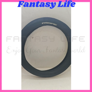 Fantasy Ban luar 20 x 2.40 sepeda BMX lebar hitam motif halus merk pacific