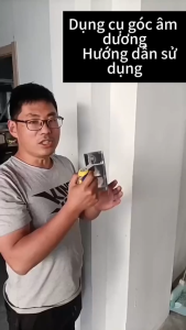Dao làm góc tường Inox Dụng cụ trát bột trét sửa cạnh cắt khe chuyên dụng cho thợ xây trát vữa