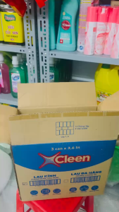 Nước lau kính X-Cleen can 3.6kg hương Sắc Biển SIÊU RẺ GIÁ SẬP SÀN