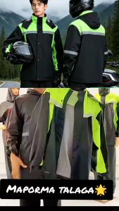 Jumbo Raincoat Set Lightweight Packable Rain Jacket And Pants Tear Resistant Heavy Duty Waterproof For Hiking Camping Fishing Typhoon