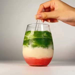 No Chill Matcha - Guava Glow & Matcha Floral - DIY 3-Layer Matcha latte