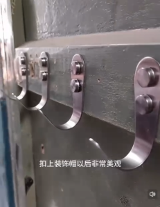 Solid Stainless Steel Hook Coat Hook Hanger Utility Rope Towel Kitchen Bathroom Toilet Hooks Double Hook Cloth