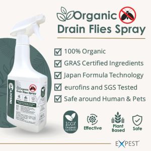 Insectify Organic Drain Flies Spray 500ml ( No More Drain Flies )