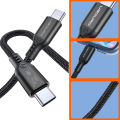 Cáp Thunderbolt 4 USB4 40Gbps 8K 60Hz UHD Truyền Dữ Liệu Video PD240W Sạc Nhanh USB-C To雷电3 Laptop eGPU Điện Thoại MacBook Cáp Tương Thích. 