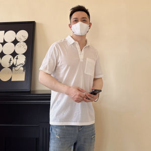 Áo Thun Nam Tay Ngắn Mùa Hè 2025 Phong Cách Mới Thường Ngày Cổ Polo Ôm Vừa Vặn Phong Cách Hàn Quốc Áo Sơ Mi Đa Năng Thời Trang