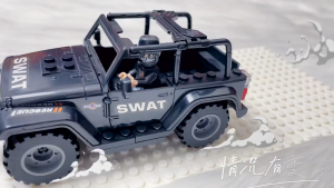 Military Building Blocks SWAT Army Minifigures Assembling Police Soldier Characters Educational Toys Mainan Kanak Kanak