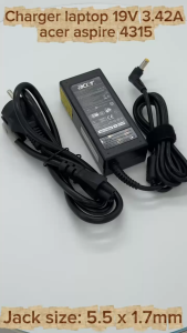 Charger Laptop Acer Aspire Series 19V 3.42A Adaptor Laptop E1-470 E1-432 E1-421 E1-431 E1-472 E1-472G E1-571 E5-471 E5-411G E5-411 E5-421
