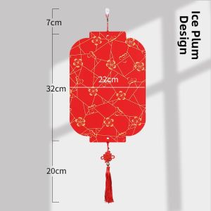 RANDENG | Chinese New Year Decoration Supplies Calligraphy Red Paper Cards 10 Pieces