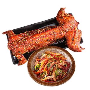 Spicy hand shredded rabbit Sichuan specialty whole roasted rabbit spicy rabbit leg rabbit head rabbit meat cold rabbit snack