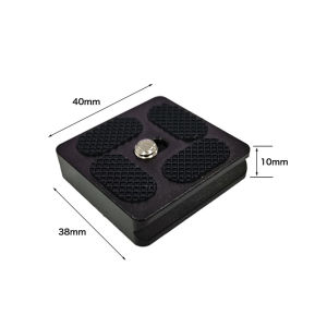 Metal Quick Release Plate with 1/4 Screw Quick Release Plate Tripod Mount Adapter for DSLR Camera Tripod Ball Head