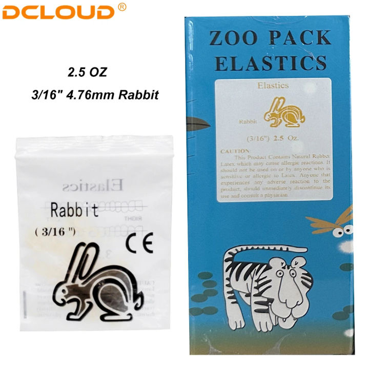 5000Pcs/Box Dental Orthodontic Rubber Band Ortho Elastics Latex Braces Non-toxic Tool Zoo Pack Traction Rings 5.0OZ High-quality