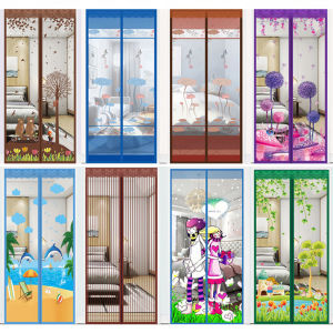 Magnetic Mosquito-Proof Door Curtain High-End Home Use No-Punching Partition Curtain Mosquito Net Magic Tape Screen Door Curtain