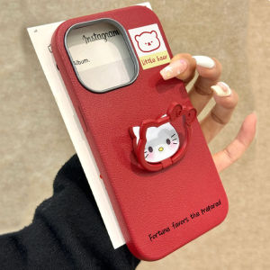 Mrhaha thạch búp bê mèo da trường hợp cho cho Xiaomi 11 Lite Redmi 9 9A 9C 10 10c 12c A1 13C A3 14C Lưu ý 9 10 11 12 13 K60 K70 4G 5G hoạt hình dễ thương 3D khung mèo Kitty đầy màu sắc đơn giản phong cách cổ điển bao da Ốp điện thoại chống sốc