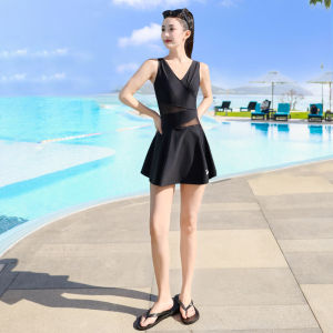 Barbie | Slimming Fashionable INS Style Concealing Stomach One-Piece Dress Swimwear