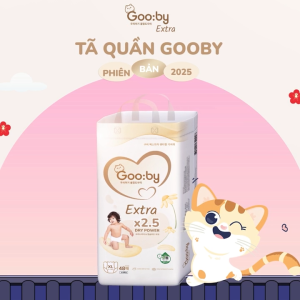 Tã/bỉm quần dán Gooby Siêu mỏng mềm mại chống tràn an toàn siêu thấm hút size NB/S/M/L/XL/XXL/XXXL cho bé 5 - 30KG
