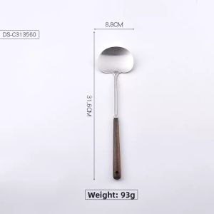 Food Grade 304 Stainless Steel Wooden Handle Kitchen Tool Set