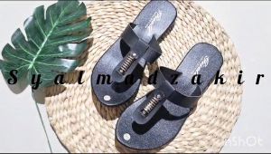 sandal wanita dewasa kekinian 2023/sendal teplek wanita cantik 2023