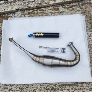 KNALPOT RACING NINJA 2 TAK RR/SS/R BAHAN STAINLES CACING MEDIUM STEP STANDAR ORIGINAL WIN SPEED