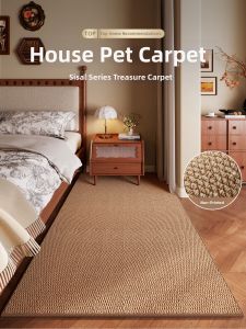 Imitation Sisal Carpet Decorative Cat Play Mat