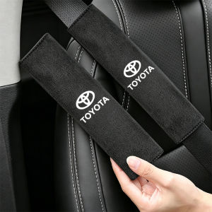 Toyota | Car Seat Belt Pad Safety Strap Shoulder Cover Soft Mat Accessories For Toyota Yaris Corolla Sienna Land Cruiser Rav4 Hilux Camry