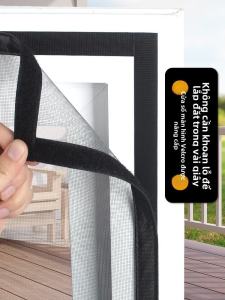 Invisible Mosquito-Resistant Window Screen Net Self-Adhesive for Outward Opening Windows Home Use Stick-On Door Window
