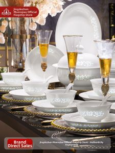 mornenjoy | Underglaze Color Porcelain Dinner Set
