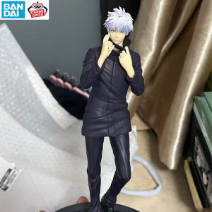 Bandai | 19cm Jujutsu Kaisen Anime Figure Gojo Satoru Anime Statue PVC Action Figure Collection Model Toys Childrens Ornament Doll