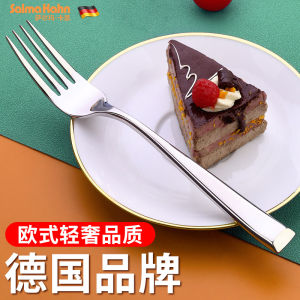 Thìa Ăn Western Bằng Thép Không Gỉ 304 Cầm Dài Cao Cấp Cho Người Lớn Thìa Salad Thìa Ăn Mì Thìa Ăn Trái Cây