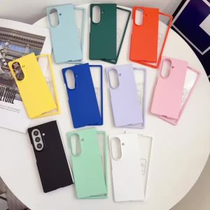 szhaiyu | Phone Case for Samsung Galaxy Z Fold 8 Ultra 7 6 5 Fold8 Fold7 Fold6 Fold5 Skin Feel Shell Film Protective Shockproof Hard Cover