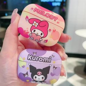 适用于AirPods case 1/2/3/4/pro/ Pro2 cute cartoon airpods4 frosted rubber soft case love Kuromi & Melody