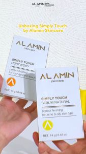 Alamin Simply Light / Sebum | Bedak Padat / Normal Acne Skin / Oily