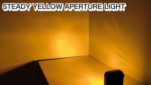 CPA 10LED SQUARE WHITE W/ YELLOW APERTURE LIGHT 35MM (11632)