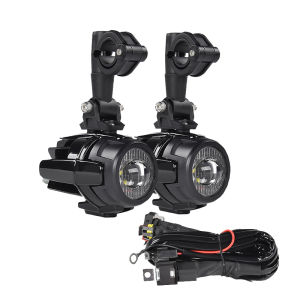 Motorcycle LED Auxiliary Lamp For BMW R1200GS F800GS ADV Yamaha MT07 MT09 CRF1000L Africa Twin Kawasaki Fog Lights Driving Lamp