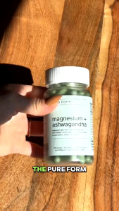 Pure Form Ashwagandha Magnesium Restful Sleep Anti-Anxiety Immune Support 90 Caps