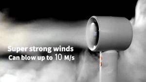 พัดลมพกพา พัดลมมือถือ พัดลมมินิ แบบพกพา แบตเตอรี่ในตัว ปรับได้ 100 ระดับ ลมแรง ในฤดูร้อน ชาร์จใหม่ได้